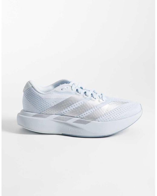 Adidas Originals White Adidas Running Adizero Pacer Trainers