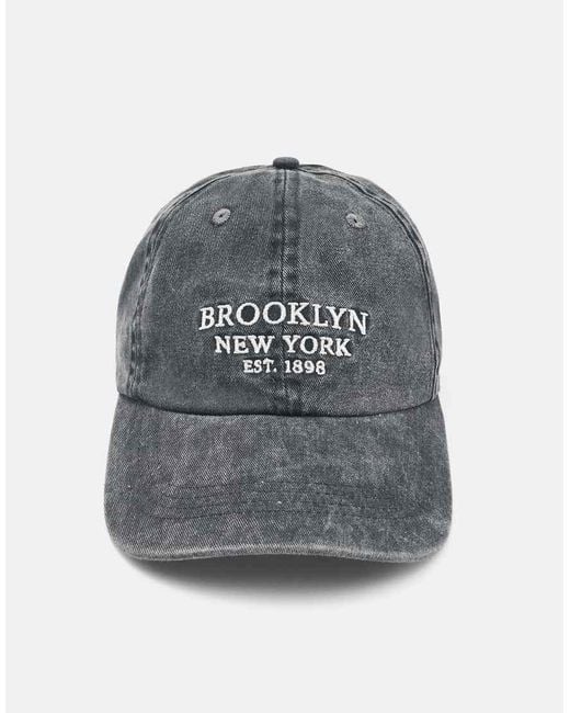 Pull&Bear Black Brooklyn Cap