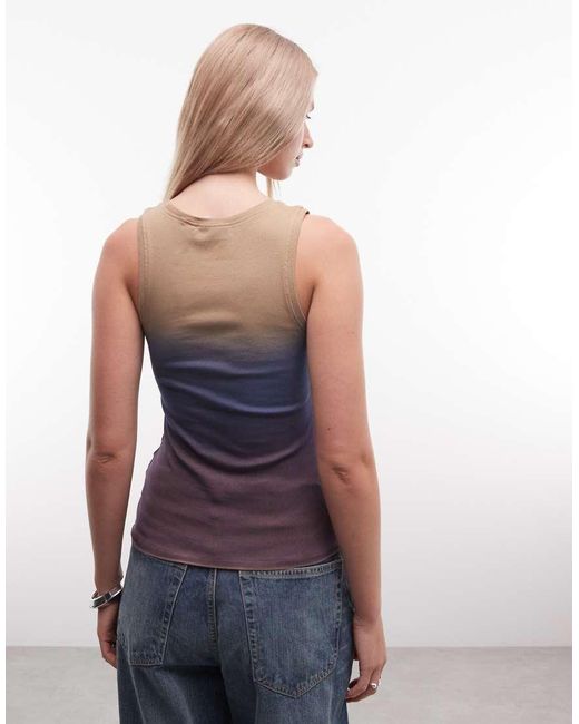 Weekday Blue Vest Top