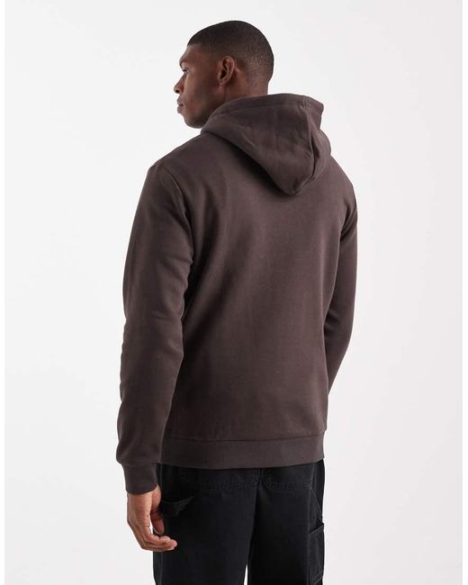 Only & Sons Brown Slim Fit Hoodie for men
