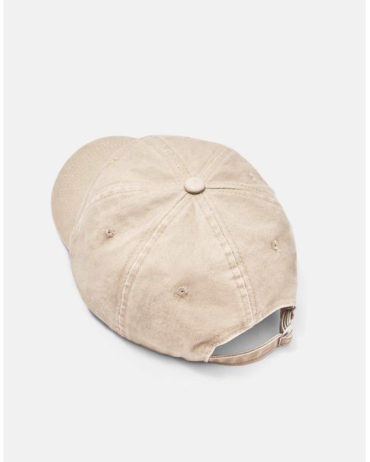 Casquette brodée sable Pull&Bear en coloris Blue