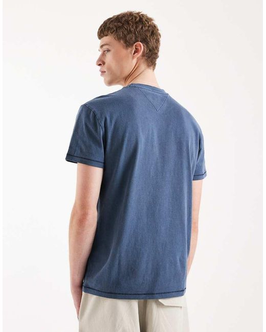 Tommy Hilfiger Blue Waving Flag T-shirt for men