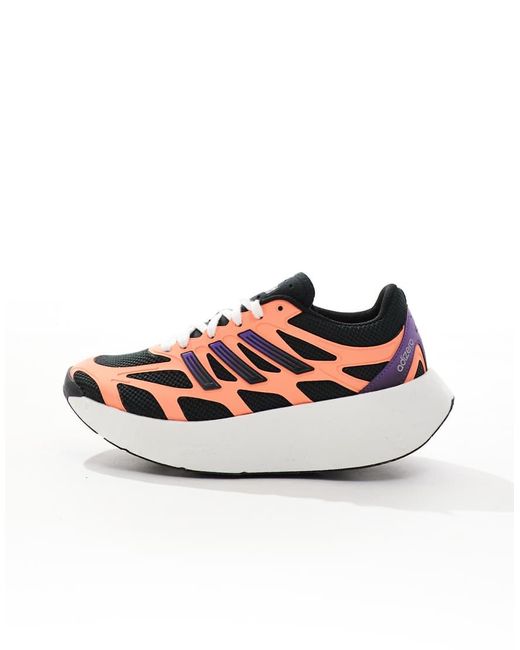 Zapatillas De Deporte Negro Básico Y Moradas Adizero Aruku De Adidas Originals de color White