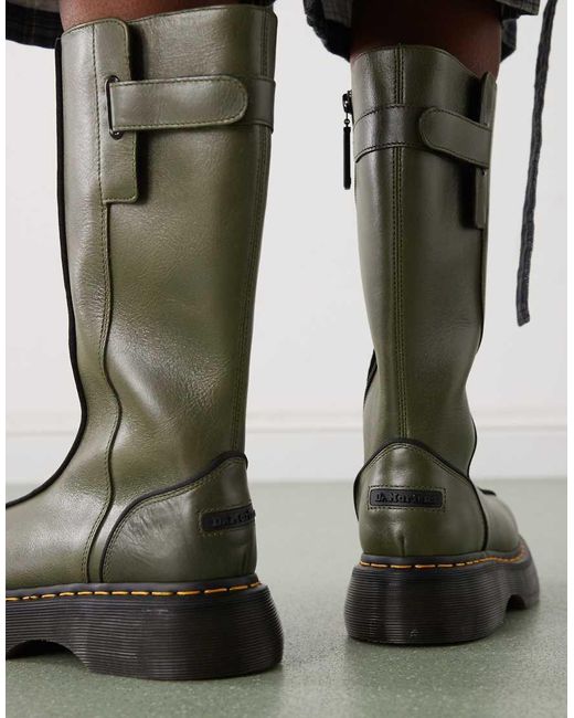 Dr. Martens Gray Buzz High Boot
