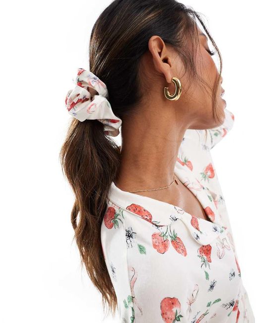 Elastico Per Capelli Da Notte di Kaiia in White