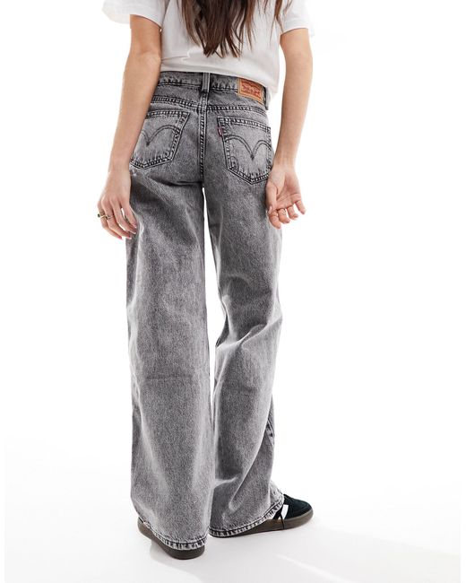 Levi's Gray Superlow Waist Loose Fit Jeans