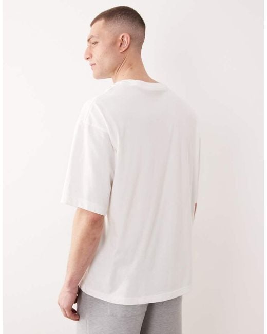 Nike White Flight Oversized Graphic T-Shirt for men