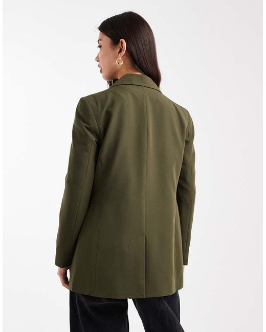 Miss Selfridge Green Cinched Blazer