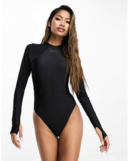 long sleeve nike swimsuit