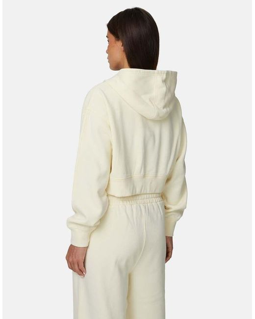 Good For Nothing Natural Vintage Wash Cropped Zip Through Hoodie