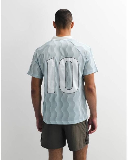 Adidas Originals White Summer Jersey With Script Logo