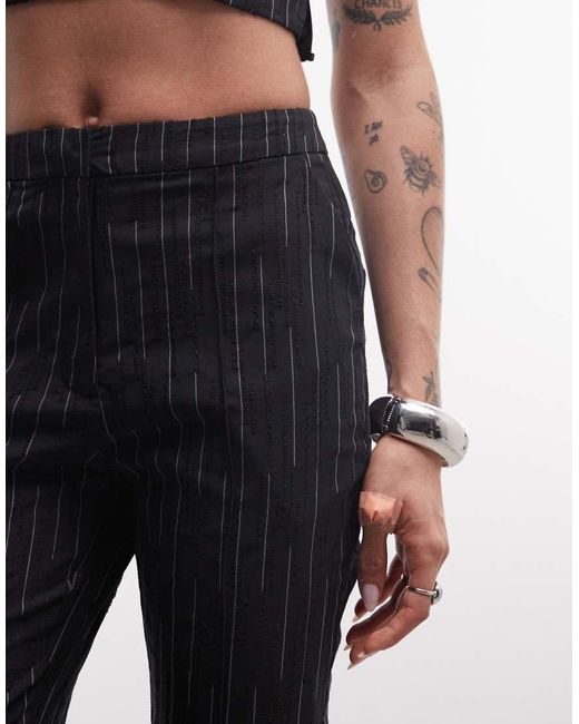 ASOS Black Cropped Kick Flare