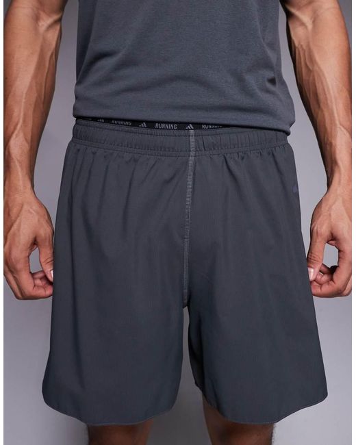 Adidas Originals Blue Adidas Running Adi365 Shorts With 3 Sripes for men