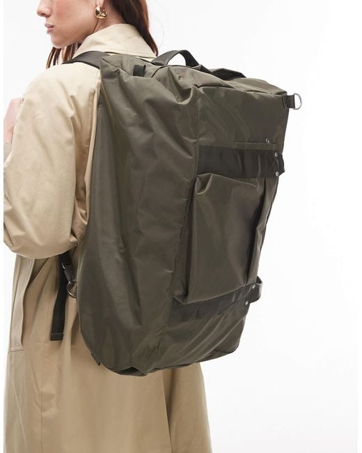 ARKET Green Unisex 72-hr 3-way Duffle Bag