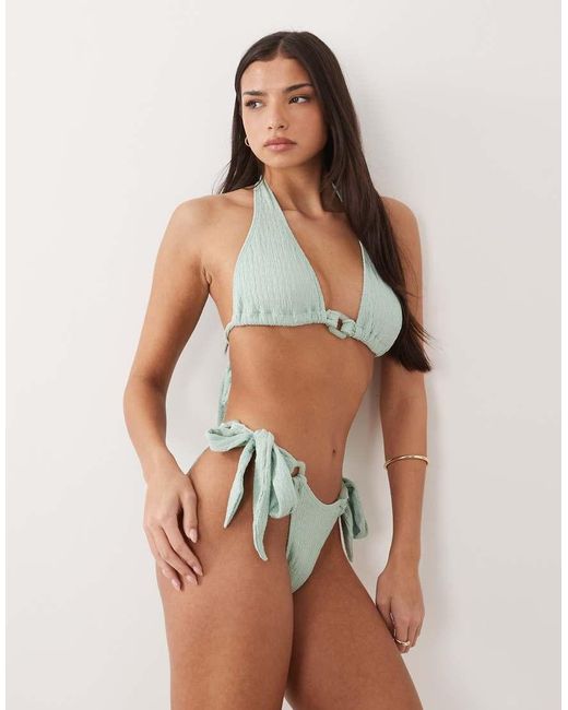 South Beach Blue Halterneck Bikini Top