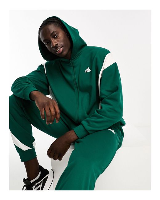 adidas Originals Adidas sportswear – kapuzen-trainingsanzug in Grün für  Herren | Lyst AT