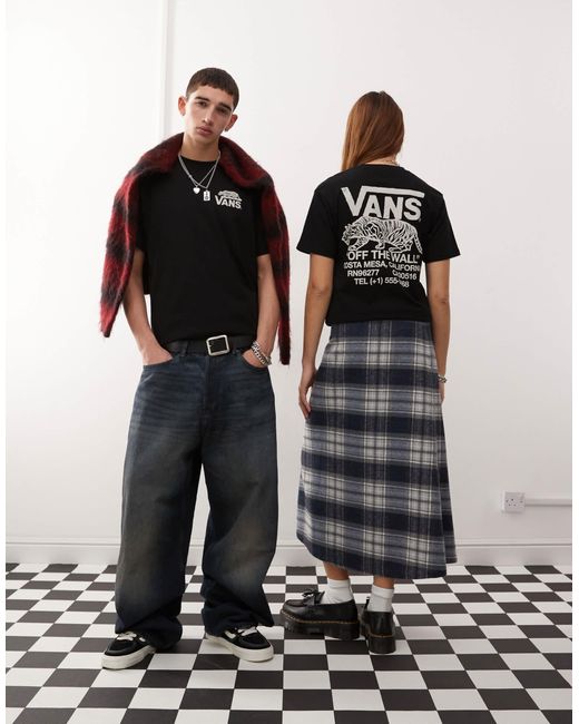 Vans Black Sneaky Back Print T-Shirt
