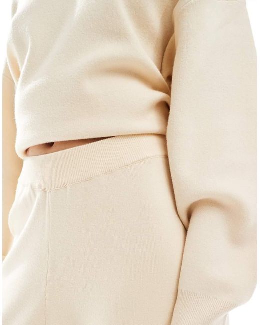 South Beach White Wide Leg Jogger