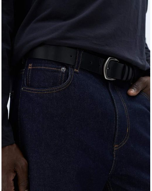 Pull&Bear Blue baggy Jeans for men