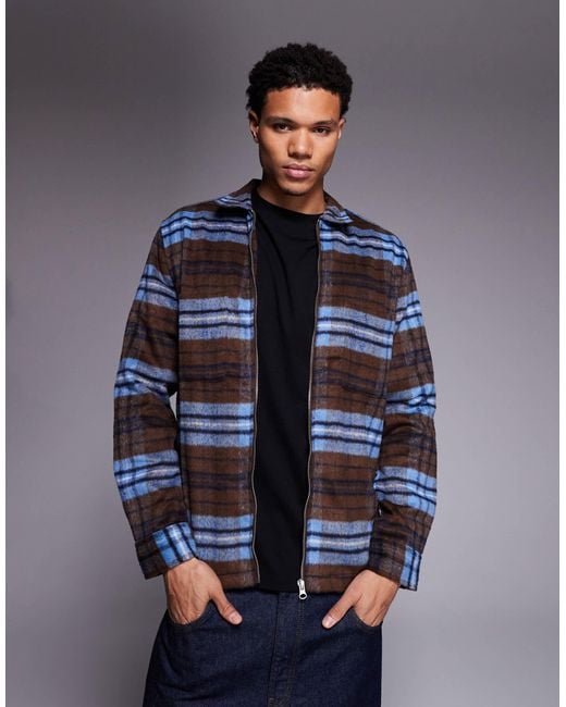 ASOS Blue Overshirt for men