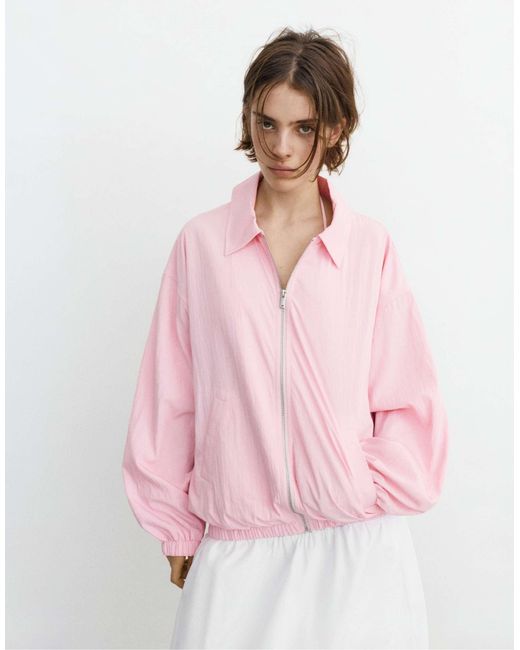 Veste ajustée fluide - thé Pull&Bear en coloris Pink