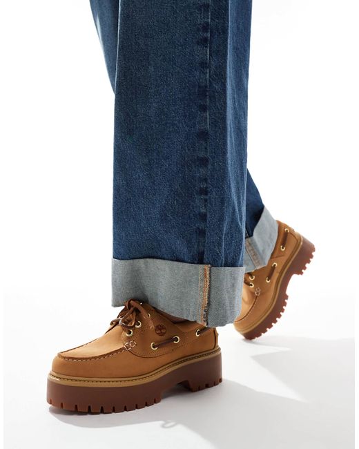 Timberland Blue – stone street – klassische bootsschuhe aus nubukleder