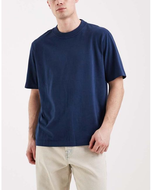 Abercrombie & Fitch Blue 3 Pack Premium Heavyweight T-shirts for men