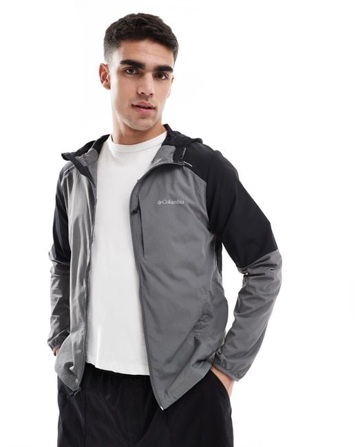 Columbia – tech – nylon-jacke in Gray für Herren