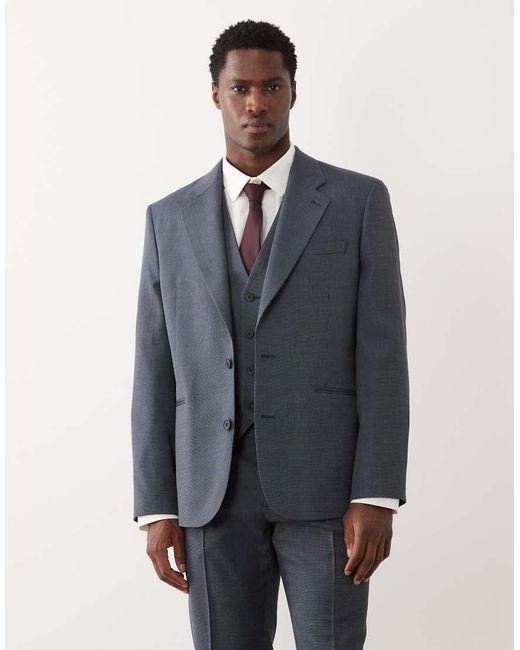 ASOS Blue Slim Suit Jacket for men