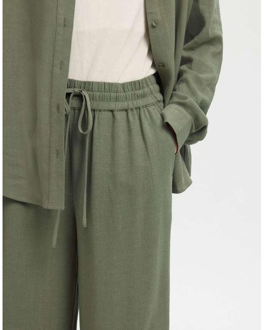 Pantalones De SELECTED de color Green