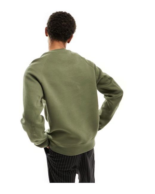 Nike Green Tech Fleece Sweatshirt Khaki for men
