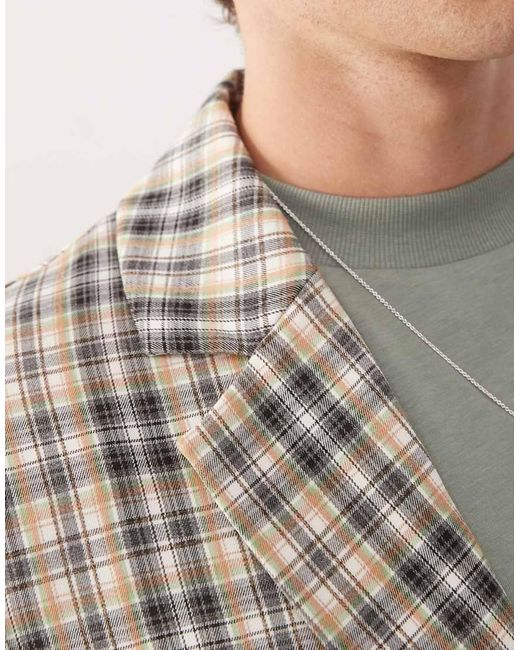 Collusion Gray 90s Relaxed Blazer for men