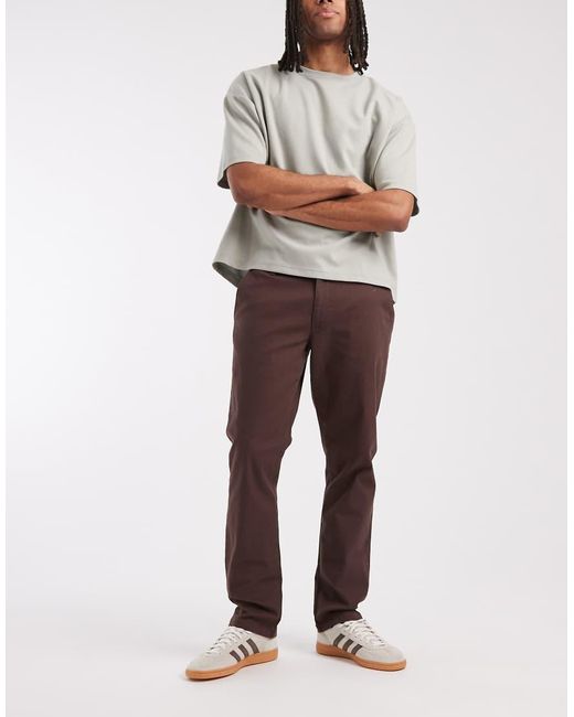 ASOS Gray Slim Chinos for men