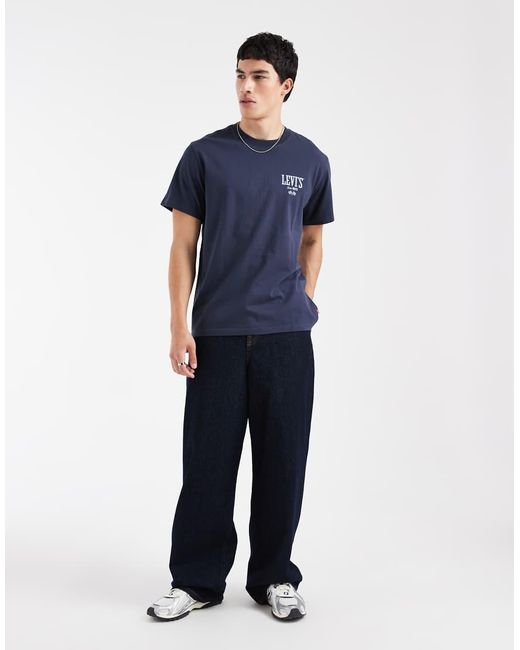 Levi's Blue Relaxed T-shirt for men