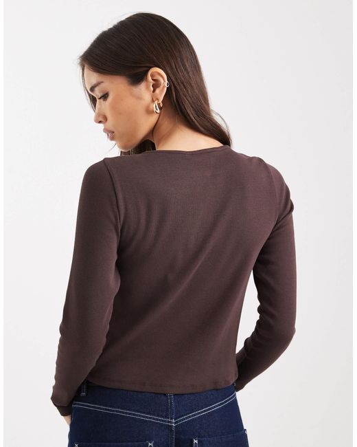 New Look Brown – strickjacke