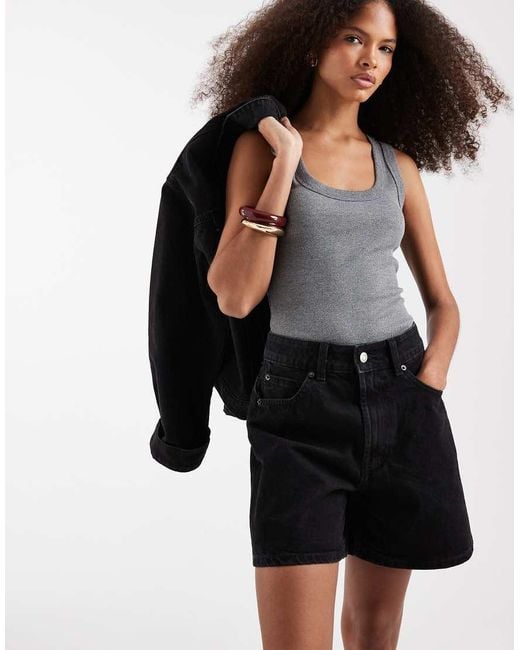 ASOS White Denim A Line Short