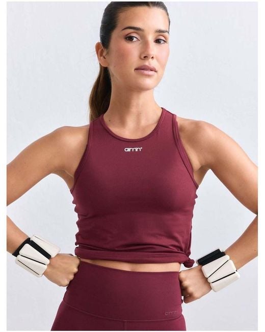 Aim'n Red Merlot Soft Basic Singlet