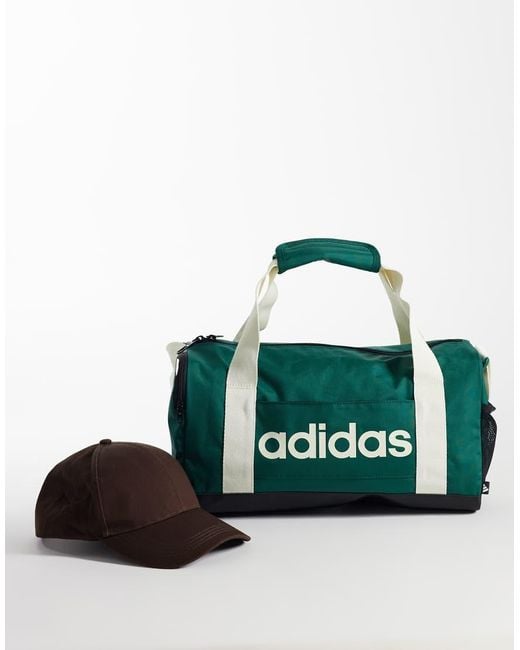Adidas Originals Green Adidas Training Small Duffle Bag