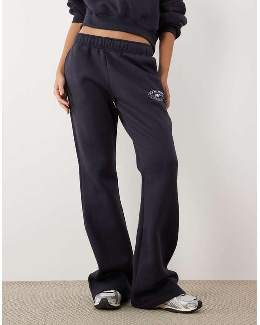 New Balance Blue Reimagined Fleece Track Pant