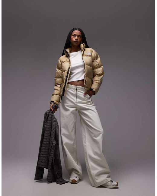 Chaqueta Color Piedra Acolchada 1996 Retro Nuptse De -Neutro The North Face de color Brown