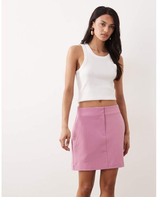 Y.A.S Pink Tailored Mini Skirt Co-ord