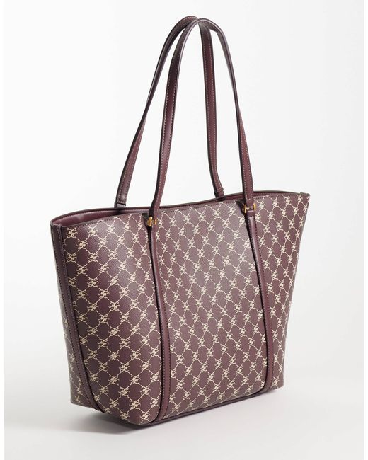 Mango Brown Monogram Tote Bag