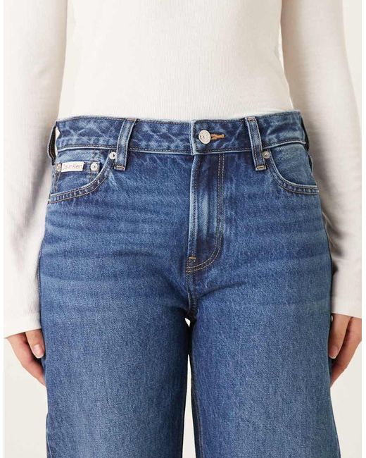 Calvin Klein Blue 90S Straight Leg Jeans