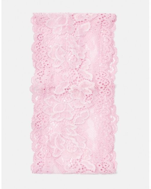 Pull&Bear Natural 2-pack Of Lace Elastic Headbands