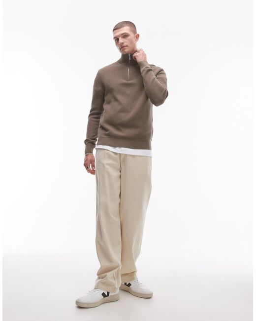 SELECTED – strickpullover aus 100% baumwolle in Gray für Herren