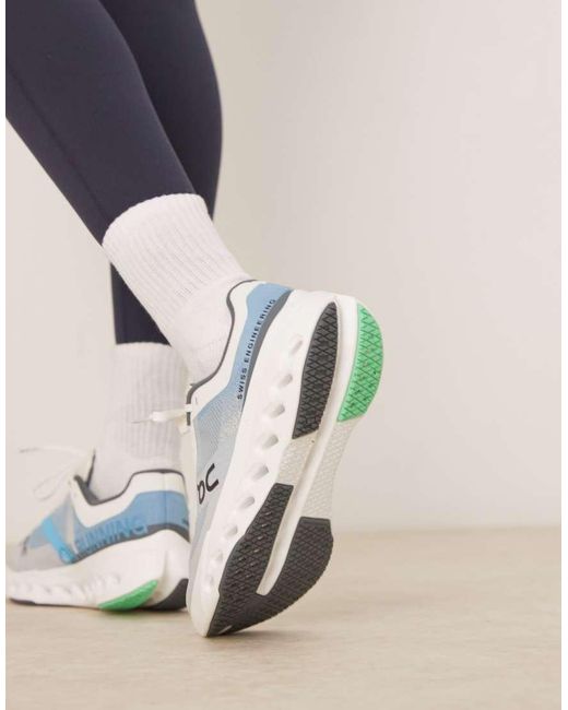 On Shoes Blue Cloudsurfer Next Running Trainers