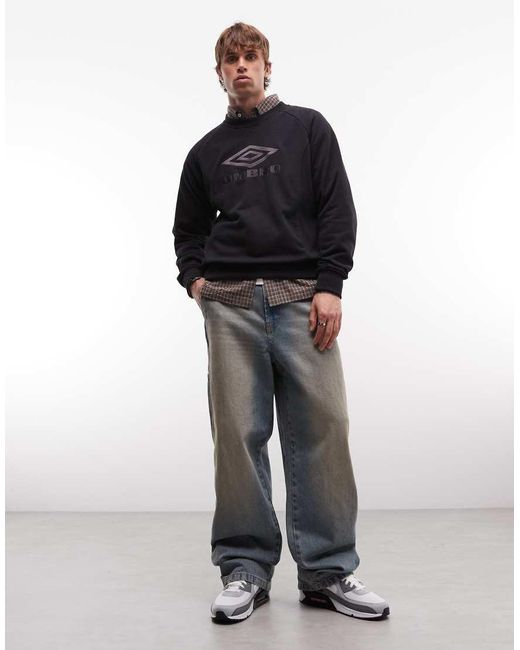 Umbro Blue Iconic Sweatshirt for men
