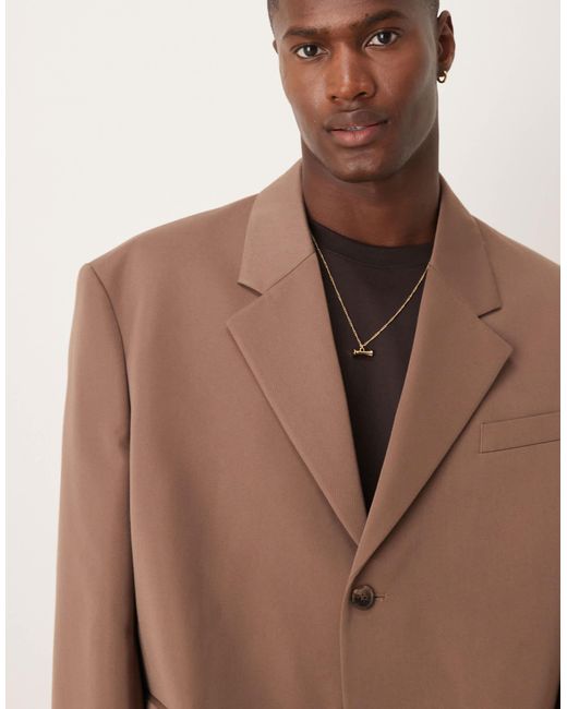 Veste ASOS pour homme en coloris Brown