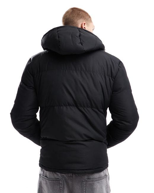 Doudoune à capuche Brave Soul pour homme en coloris Black