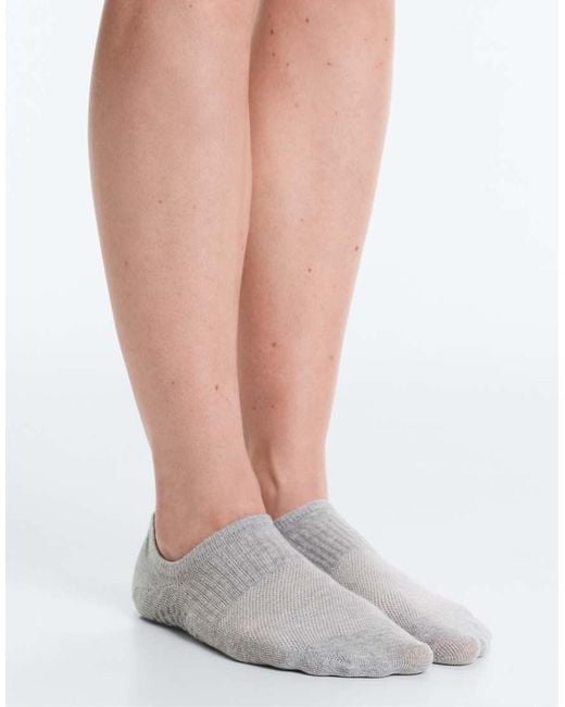 Oysho Black 2 Pairs Of Cotton Blend Yoga And Pilates Socks